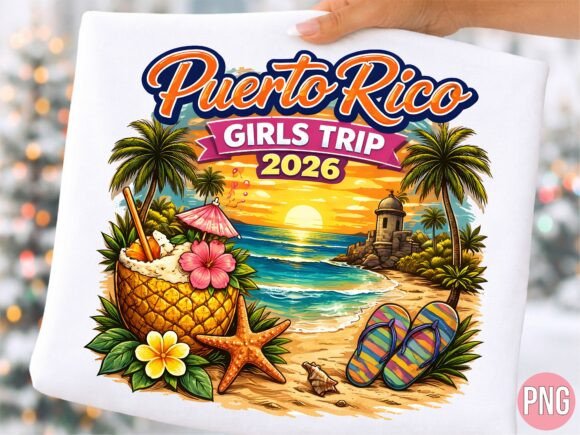 Download Puerto Rico Girls Trip Beach 2026 PNG - Premium Resources