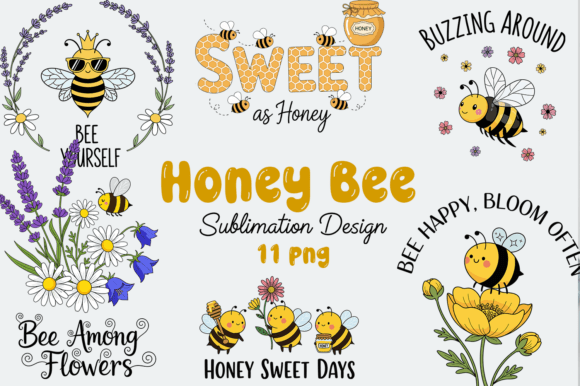 Download Bee Clipart Bundle | Honey Bee PNG - Clipart bundle Collection
