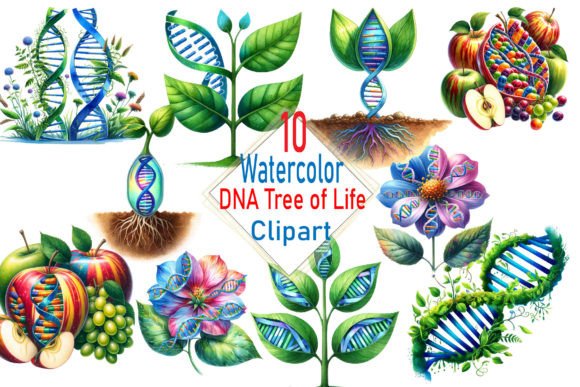 Download Tree of Life (DNA Style) Clipart Bundle - Clipart bundle Collection