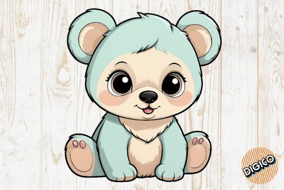 Download Cartoon Baby Woodland Bear Cub - Woodland bear Collection