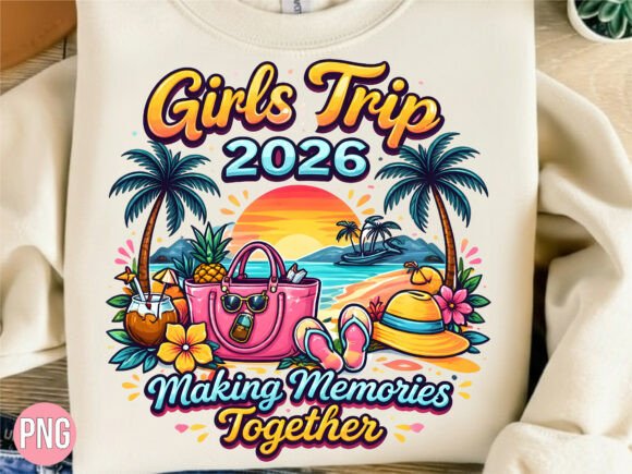 Download Girls Trip 2026 Beach Vacation PNG - Girls trip Collection