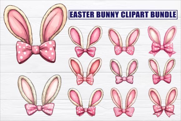 Download Easter Bunny Watercolor Clipart Bundle - Clipart bundle Collection